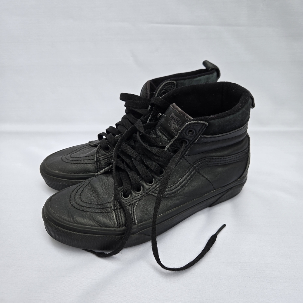 Vans Womens Black Goth High-Top Skate Shoe Sneakers Size 7